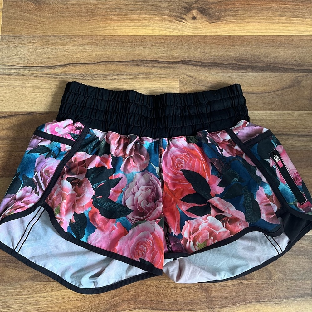 Lululemon Secret Garden Tracker shorts